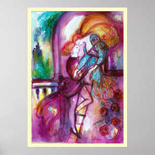 Poster ROMÉO ET JULIETTE Romantique Saint-Valentin
