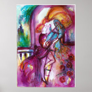 Poster ROMÉO ET JULIETTE Romantique Saint-Valentin