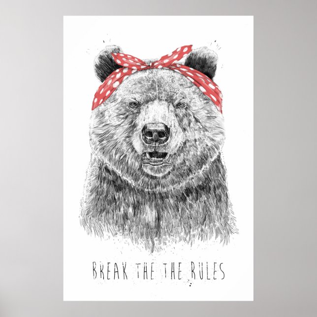 Poster Rompre les règles (Devant)