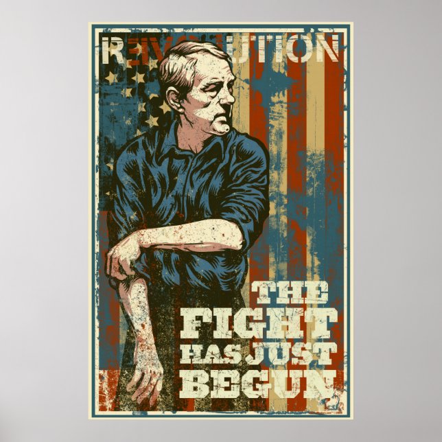 Poster Ron Paul Le Combat Vient De Commencer L'Affiche (Devant)