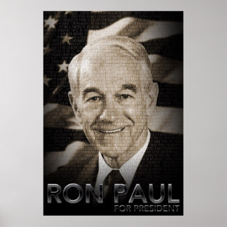 Poster Ron Paul pour l'affiche de la campagne présidentie