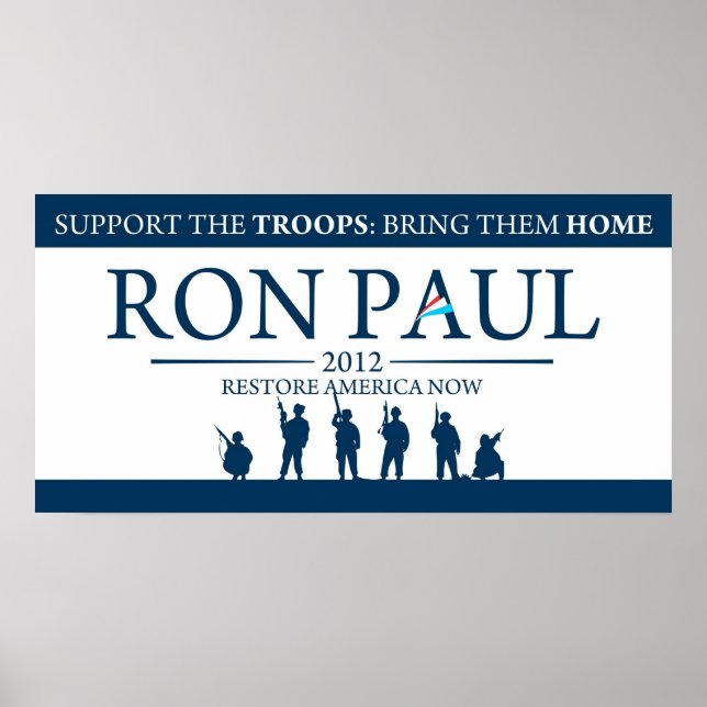 Poster Ron Paul pour l'affiche de la campagne présidentie (Devant)