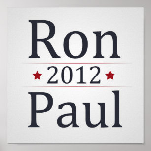Poster Ron Paul pour l'affiche de président 2012 campagn