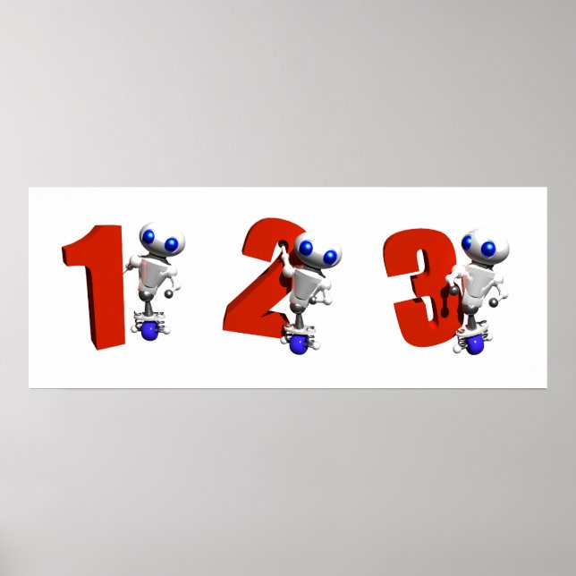 POSTER ROND AVEC NUMÉROS (Devant)