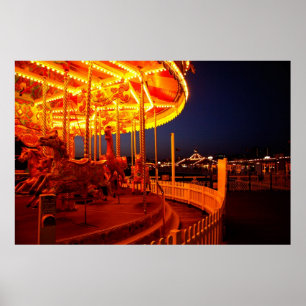 Poster Rond-point sur Brighton Pier