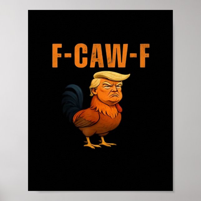 Poster Rooster F-Caw-F Anti Classic (Devant)