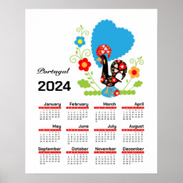 Poster Rooster portugais
