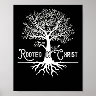 Poster Rooted in Christ Christian Faith and Love in God
