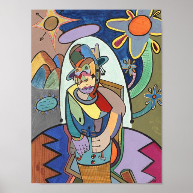 Poster "Roots Living" par Ruchell Alexander (Devant)