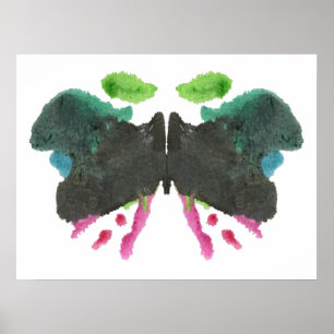 Poster Rorschach Inkblot Test Art Amusant