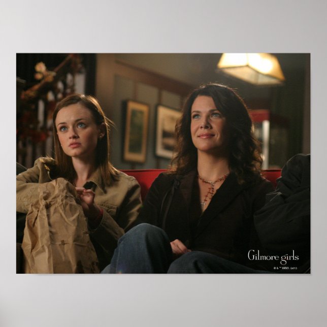 Poster Rory & Lorelai Regarder un film (Devant)