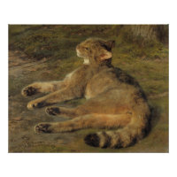 Rosa Bonheur Chat sauvage 1850