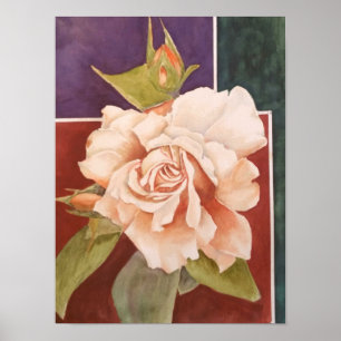 Poster Rose antique