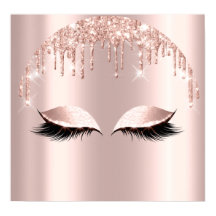 Rose Blush Parties scintillant Drives Eyelashes Ma
