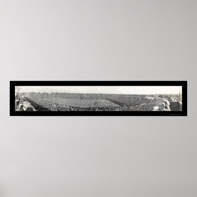 Poster Rose Bowl Pasadena Photo 1921 (Devant)