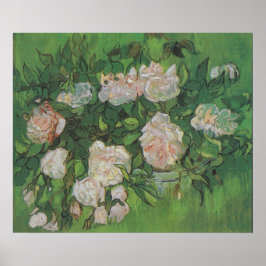 Poster Rose Bush par Vincent Van Gogh