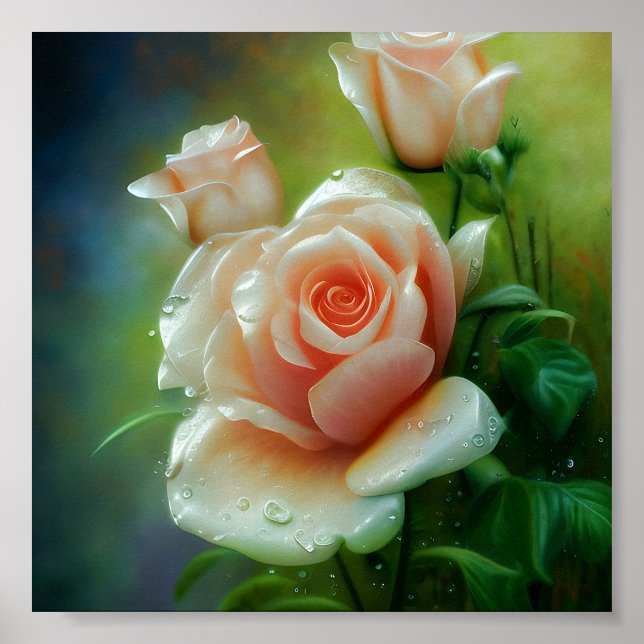 Poster Rose croustillant (Devant)