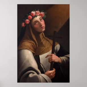 POSTER ROSE DE SAINT DE LIMA