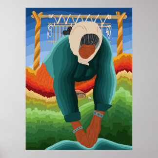 Poster Rose du désert