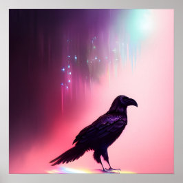 Poster Rose Falls Raven
