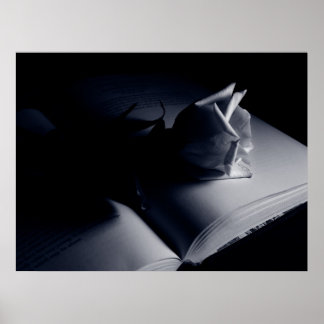Poster Rose littéraire