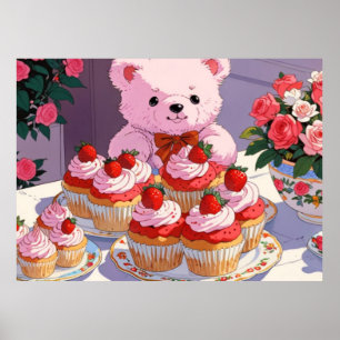 Poster rose mignon