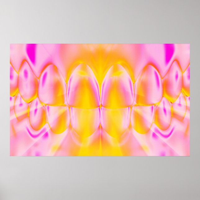 Poster rose Orthodontiste Dentiste (Devant)