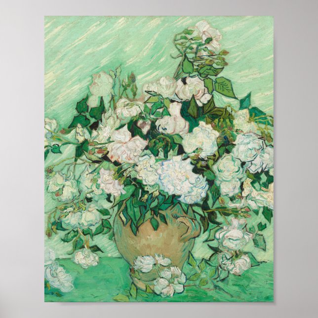 Poster Rose - Vincent van Gogh (Devant)