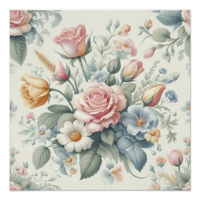 Poster Roses  (Devant)