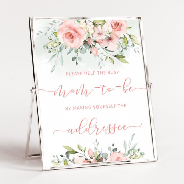 Poster Roses blanches aident la maman occupée à s'adresse (Créateur téléchargé)