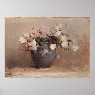 Poster Roses de Thayer Abbott Handerson