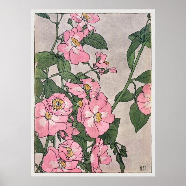 Poster Roses des Prairies (Devant)