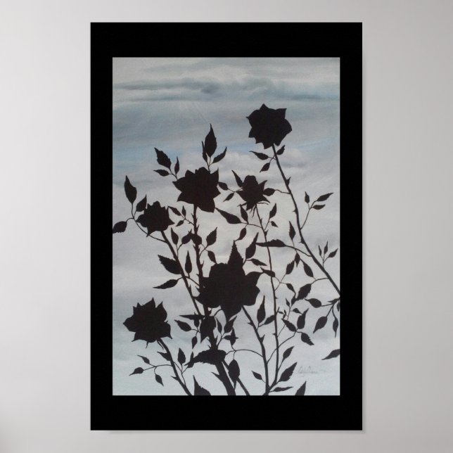 Poster Roses doux (Devant)