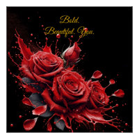 Roses en fleur - Anniversaire élégant