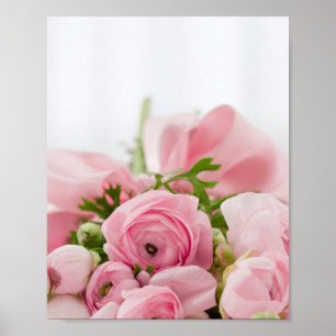 Poster Roses Mariages roses