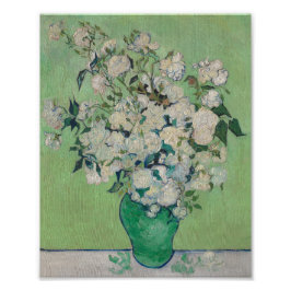Póster Roses painting by Vincent Van Gogh 1890 Fotodruck