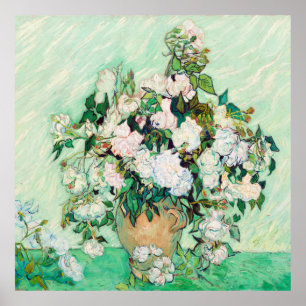 Poster Roses par Vincent Van Gogh