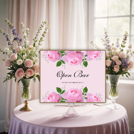 Poster Roses roses parfumées, barre ouverte