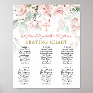 Poster Roses Roses Roses Roses Roses Rouge Baptême croisé