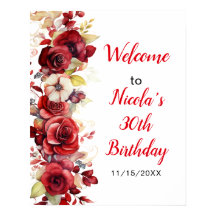 Roses Rouges Romantiques Fête d'Anniversaire