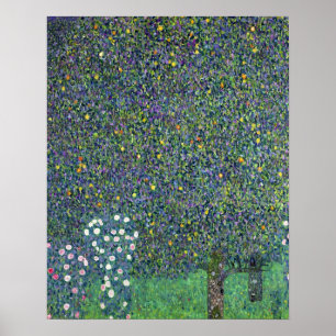 Poster Roses sous les arbres, c.1905