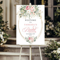 Roses Tendres et Élégantes Mariage Gold Accueil de