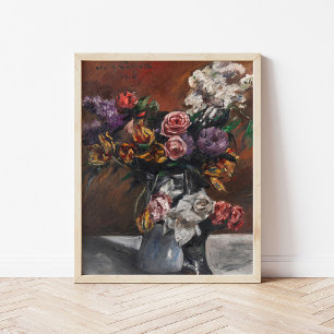 Poster Roses, tulipes et lilas   Lovis Corinth