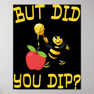 Poster Rosh Hashanah mais avez-vous trempé S miel juif Sh