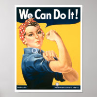 Rosie le Riveter Nous pouvons le faire