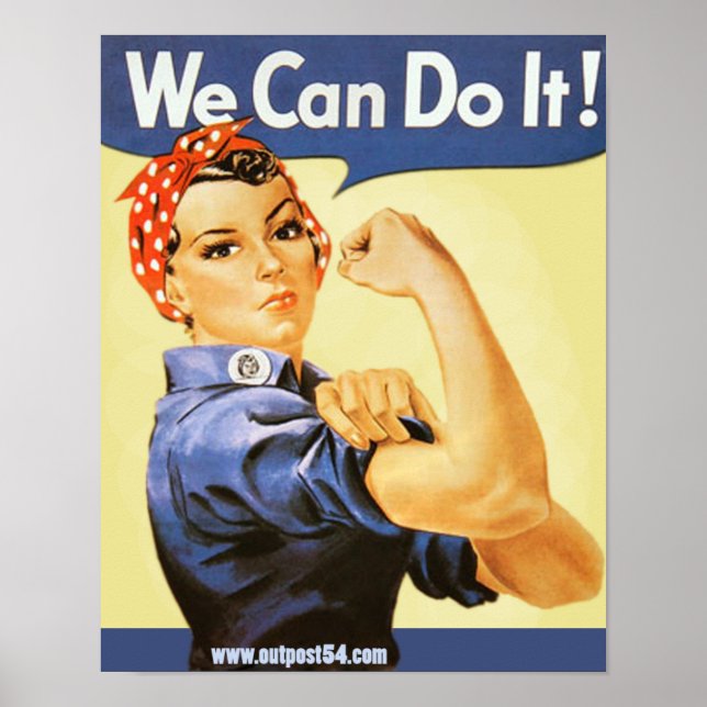 Poster Rosie Riveter (Devant)