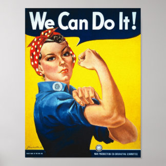 Poster Rosie the Riveter