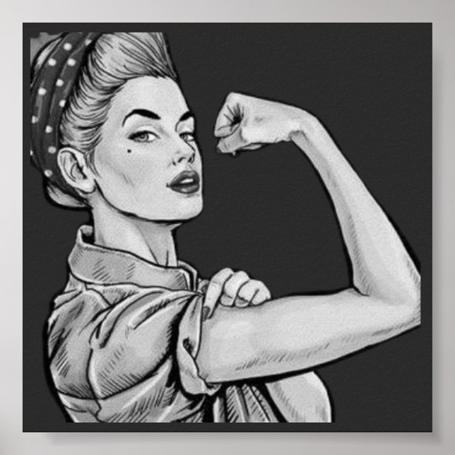 Poster rosie the riveter (Devant)