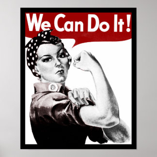 Poster Rosie the Riveter