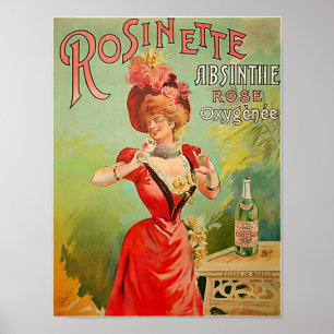 Poster Rosinette Absinthe 1823